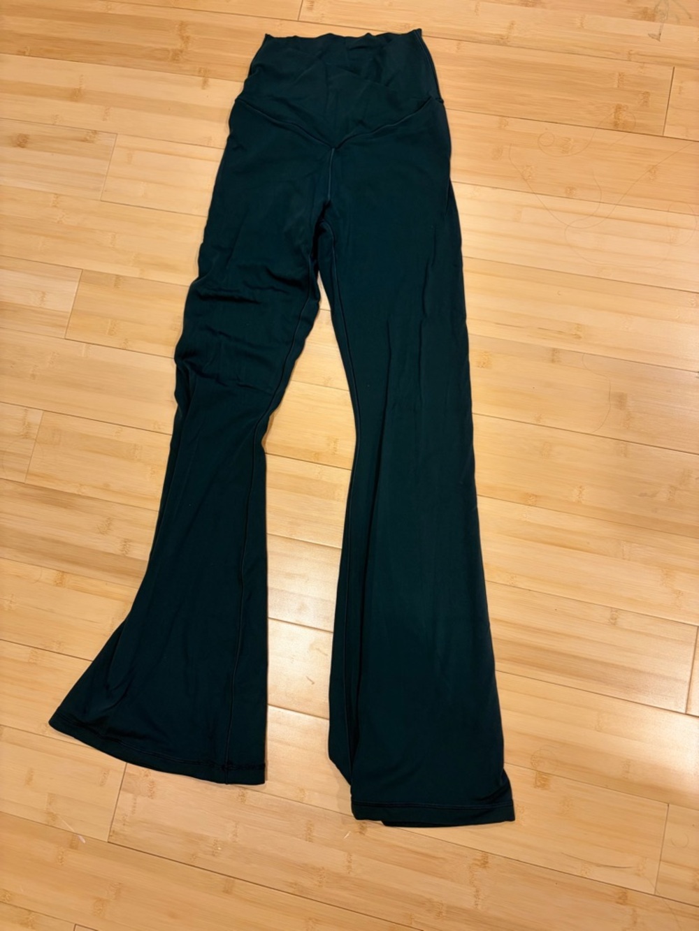 aerie Teal High-Rise Flare Pants